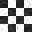 Marble checkerboard floor