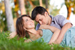 pretty young couple portrait pretty young couple portrait