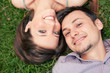 pretty young couple portrait pretty young couple portrait