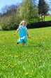 Little girl at springtime