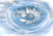Blue flower watercolors