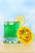 Lime cocktail