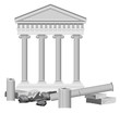 Antique Temple Ruins