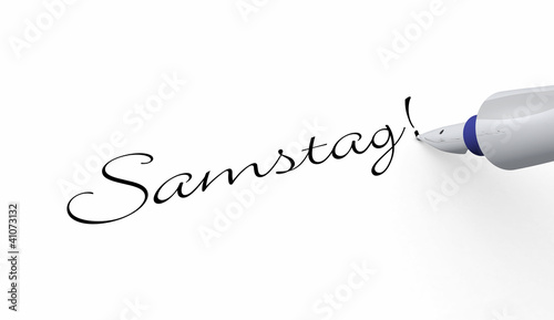 Illustration: Stift Konzept - Samstag Stift Konzept - Samstag