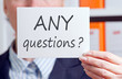Foto: ANY questions ? ANY questions ?