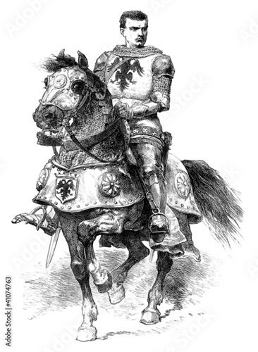 Illustration: Knight - 14th century Knight - 14th century