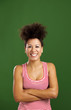 Happy African woman