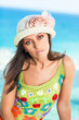Woman in hat
