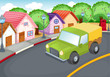 green car