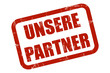 Grunge Stempel rot UNSERE PARTNER