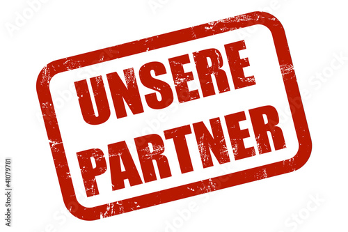 Illustration: Grunge Stempel rot UNSERE PARTNER Grunge Stempel rot UNSERE PARTNER
