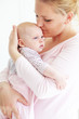Mother with a baby