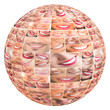 Foto: Faces of smiling people in global set. Healthy teeth. Smile Faces of smiling people in global set. Healthy teeth. Smile