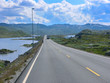 Mountain road in Norway