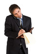canvas print picture - Busy businessman