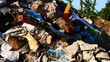 Urban illegal dump