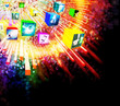 lighting effects with 3D cube screen