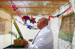 Praying in Sukkah for Jewish Holiday Sukkot