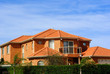 House with terracotta roof tiles
