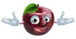 Vector: Apple mascot Apple mascot