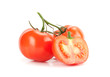 Two whole tomatoes and one half