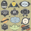 Set of vintage labels 2 Set of vintage labels 2