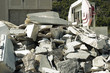 pile of stone waste