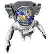 Astronaut Earth (isolated) Astronaut Earth (isolated)