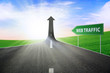 Photo: The way to improve web traffic The way to improve web traffic