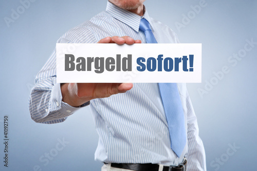 Foto: Bargeld sofort! Bargeld sofort!