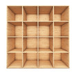 Wooden book shelf background illustration
