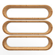 Wooden book shelf background illustration