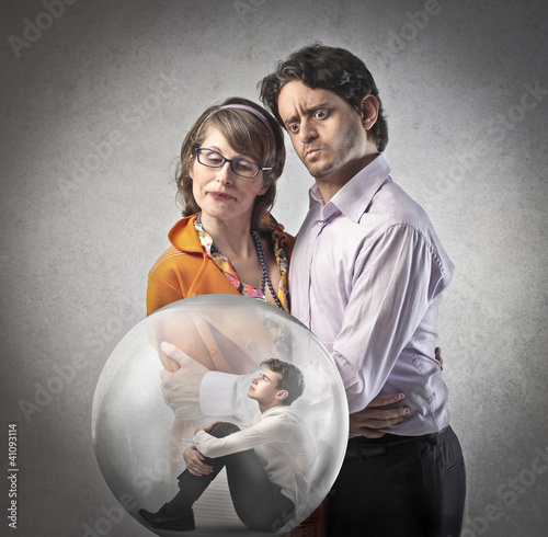 Photo: Protective parents Protective parents
