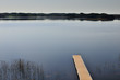 Pontoon jetty on the water