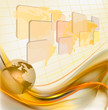 Business background with globe Vector Business background with globe Vector