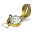 Brass compass Brass compass