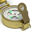 Brass compass Brass compass