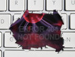 Page not found error message