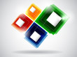 abstract colorful template