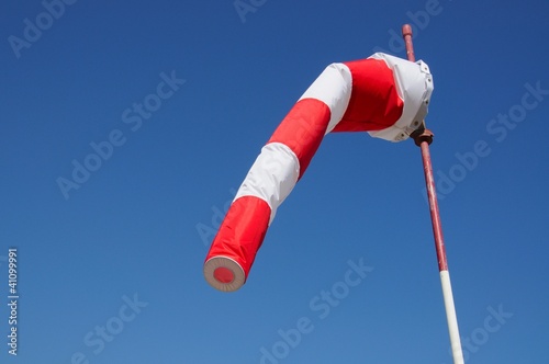 Photo: Red and white windsock © Arena Photo UK Red and white windsock © Arena Photo UK