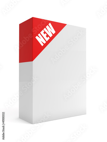 Illustration: New box 3d render illustration New box 3d render illustration