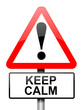 Keeping calm.