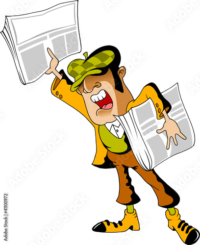 Vector: paperboy; paperboy;