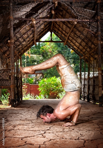 Photo: Grunge Yoga Ganda Bherundasana Grunge Yoga Ganda Bherundasana