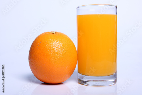 Photo: one orang fruit with one juice one orang fruit with one juice