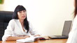 Lawyer advice customer in the office Lawyer advice customer in the office