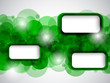 green business card