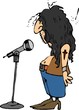 Fellow with a microphone.