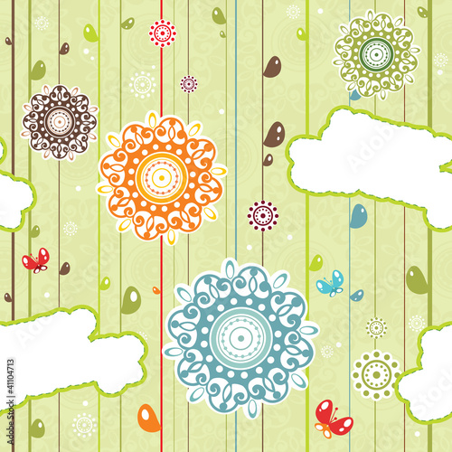 Vector: Abstract Elegance seamless floral pattern Abstract Elegance seamless floral pattern