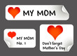 Mothers day stickers